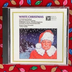 Arthur Fiedler and the Boston Pops: White Christmas. Christmas CD.